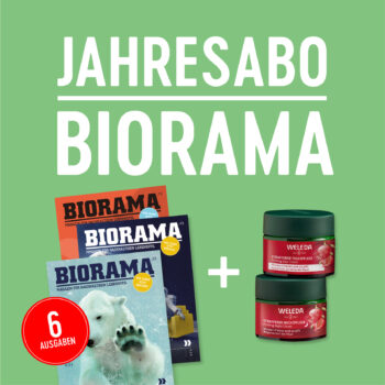 BIORAMA Jahresabo inkl. Weleda-Pflege